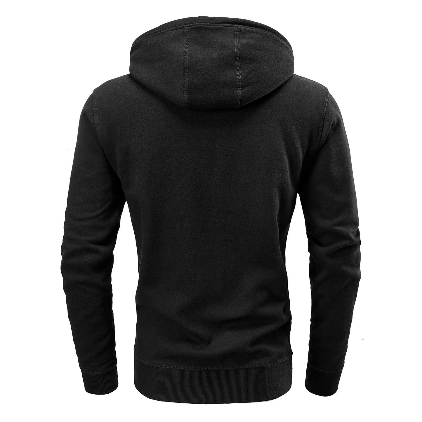 OHSNMAKSL Men's Sherpa Fleece Hoodie Jacket Blue Camo Size XL