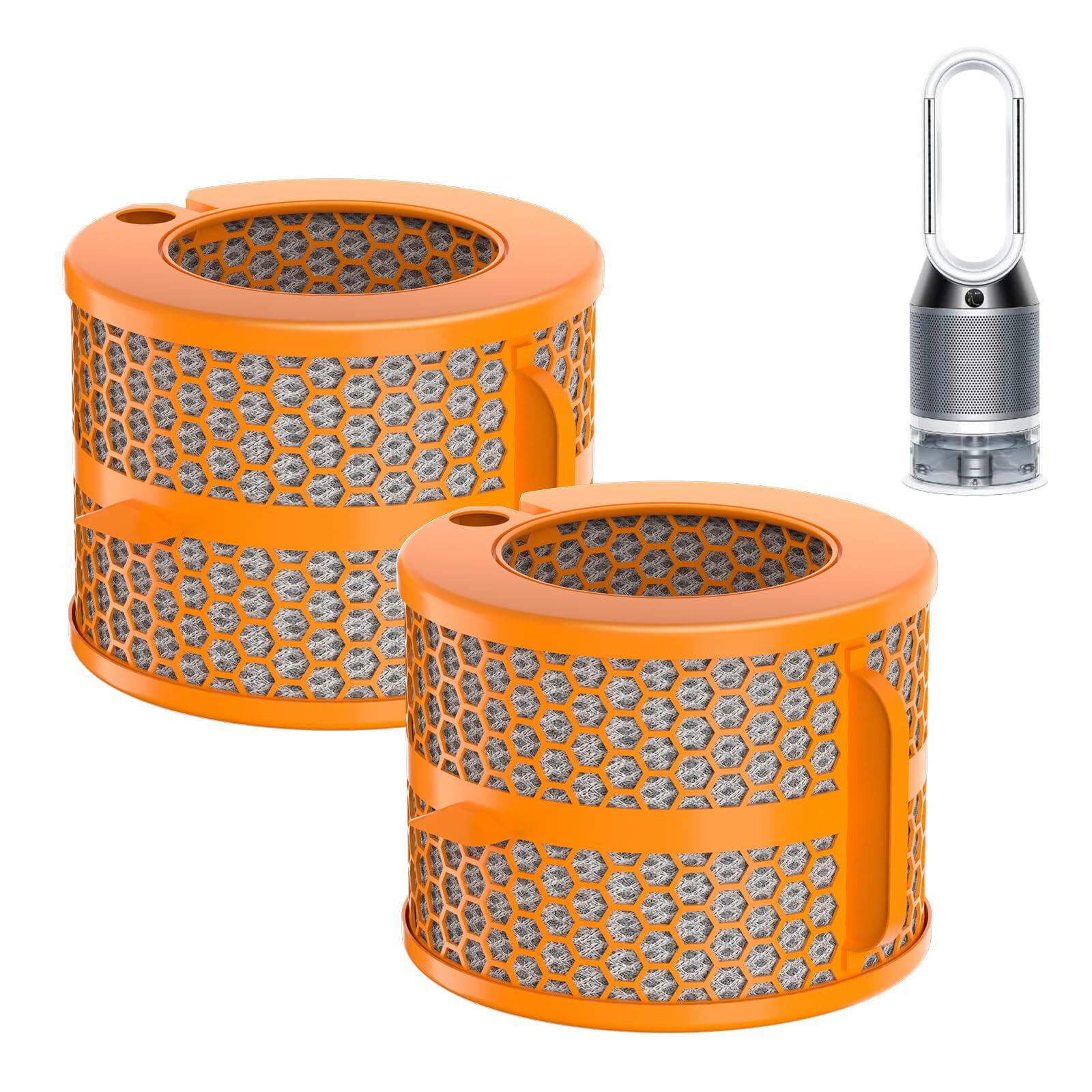 Hechuang 2 Pack Carbon Fiber Evaporator Air Filter for Dyson PH01 PH02 PH03 PH04