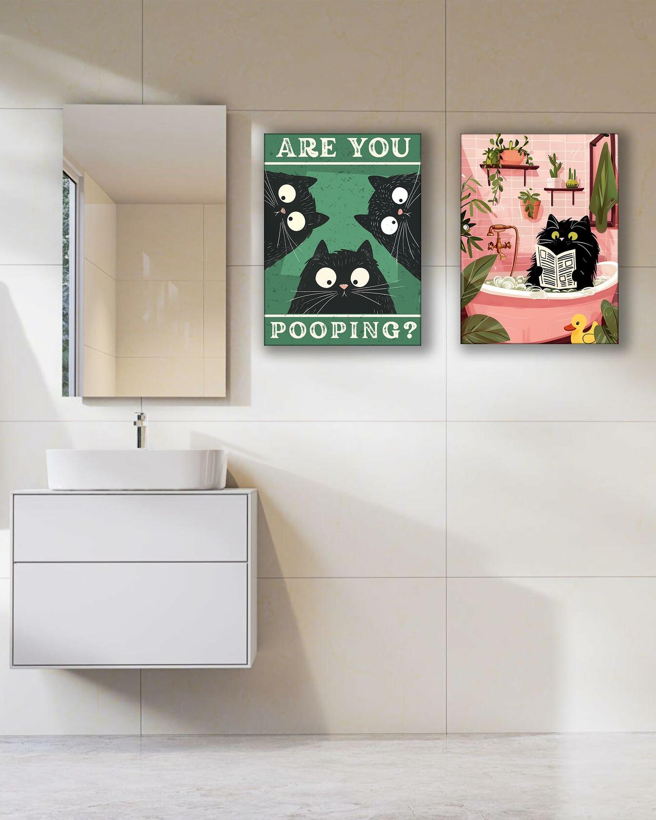 UPWOIGH Oak Wood Blue Frame Wall Art 12x16 Beige 1 Pack Nature Classic