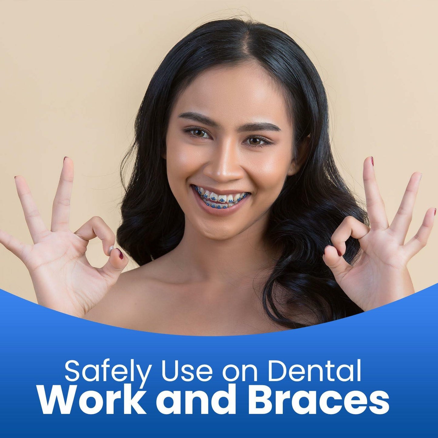 VICJIA Unflavored Tooth Floss Picks Dental Flossers 500 Count L+ Portable