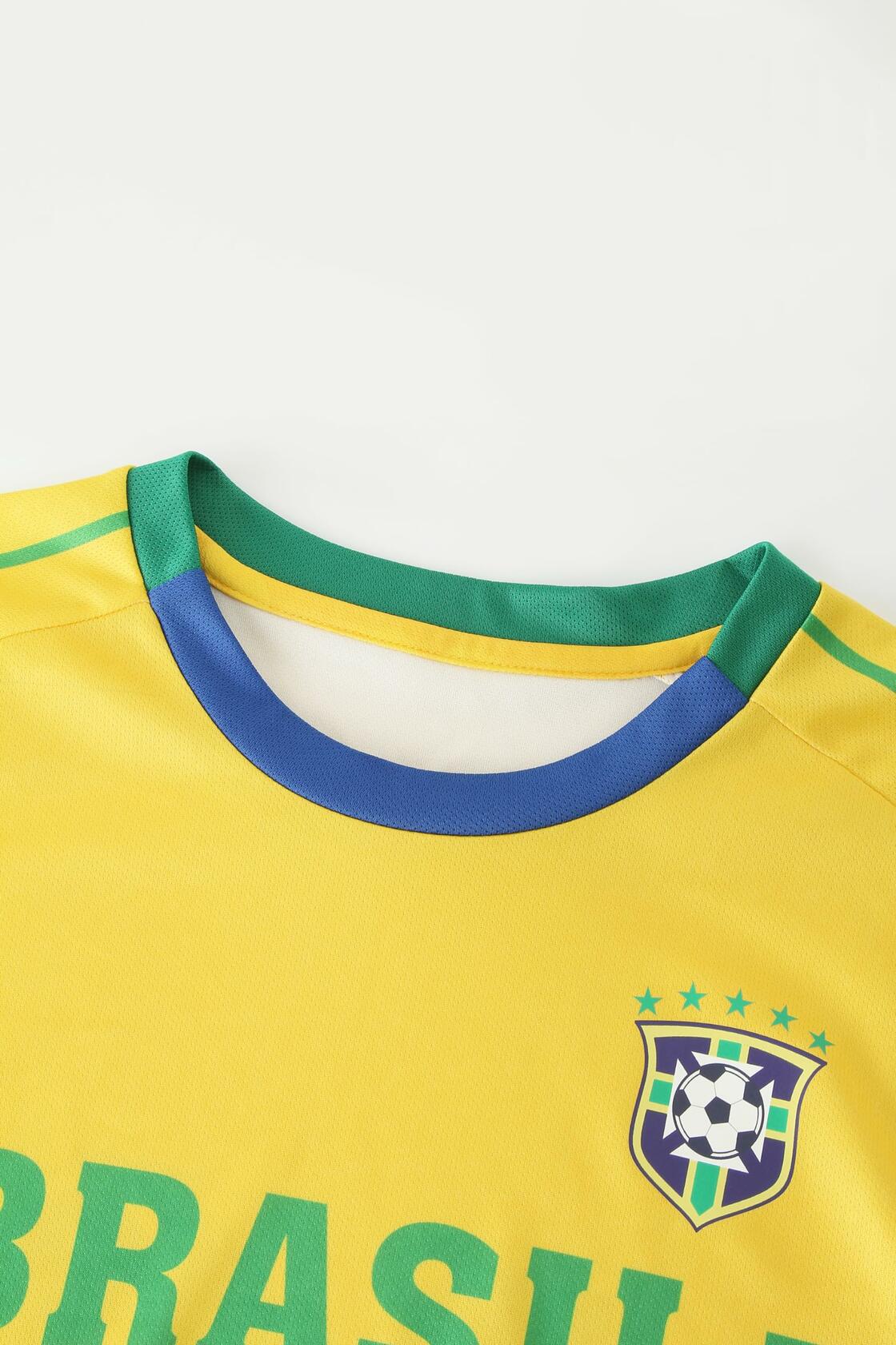 Yanzeeg Soccer Jersey Football Training Shirt Brasil 22 Size 22