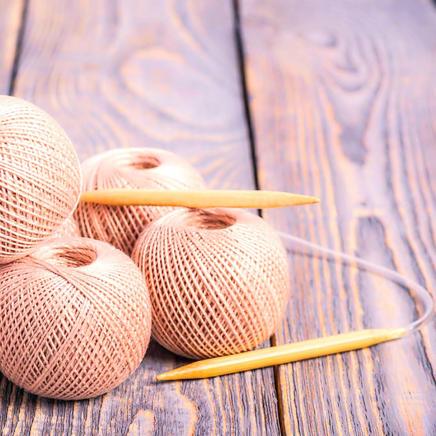 ZUPAYIPA 3Pcs Wooden Circular Knitting Needles 5.5mm US Size 9 16 Inch