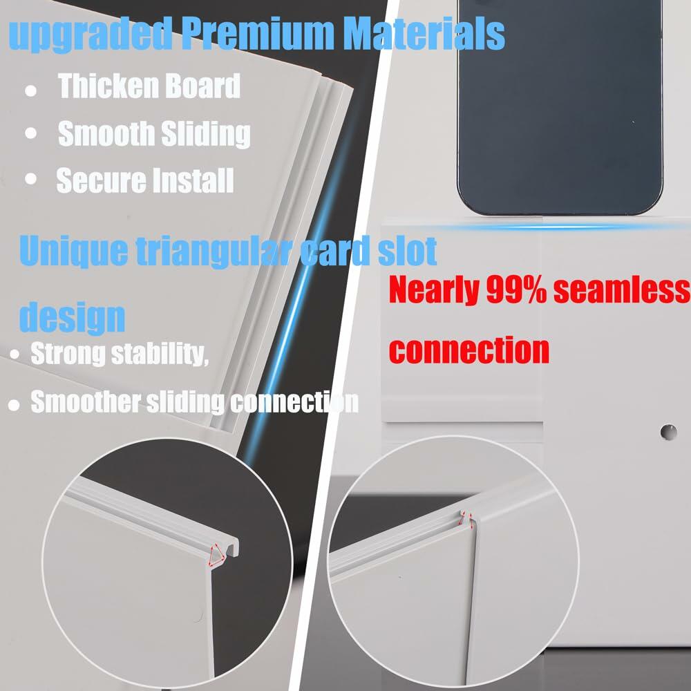 NWESTUN Portable AC Sliding Door Vent Kit 90in Max Length 5.1in Diameter PVC