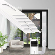 NWESTUN Portable AC Sliding Door Vent Kit 90in Max Length 5.1in Diameter PVC