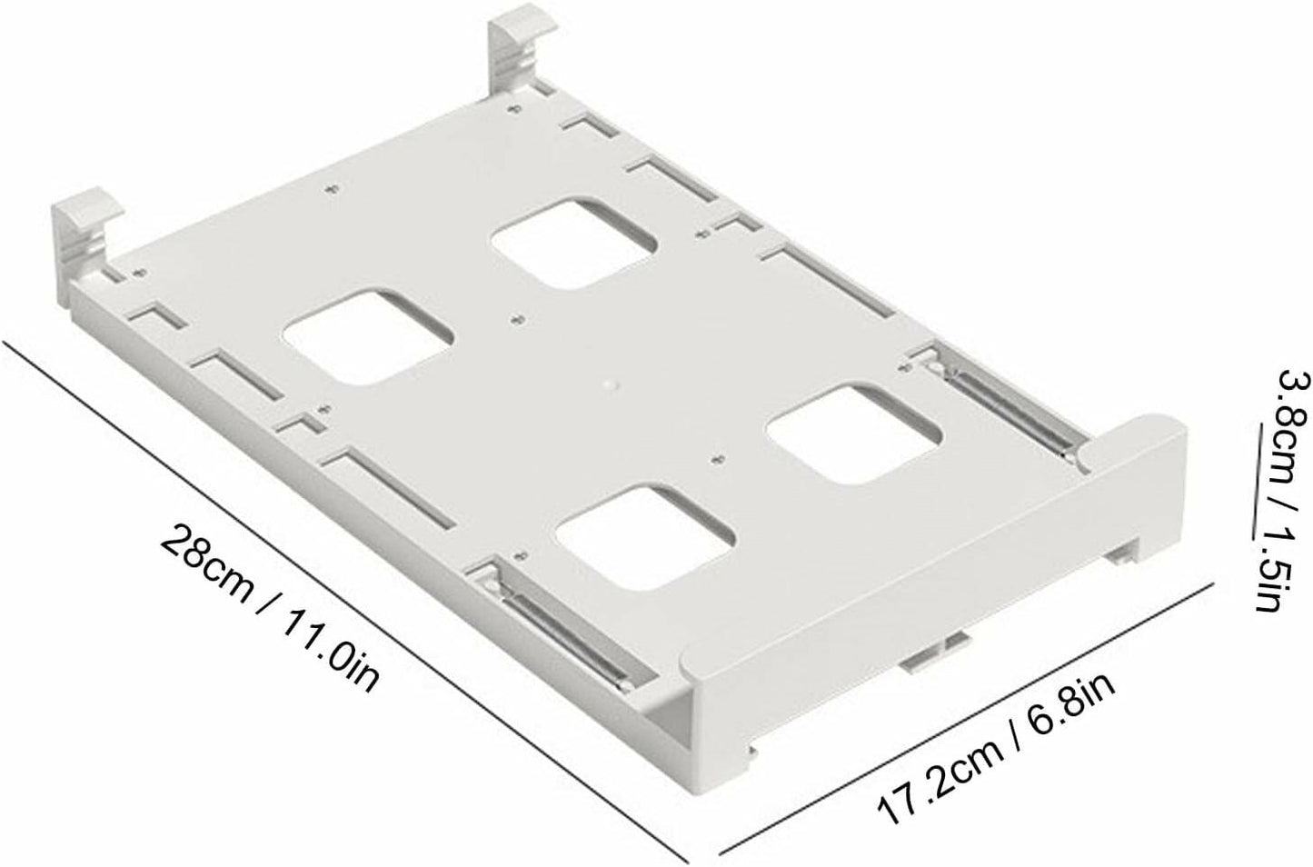 Soda Can Dispenser Rack Organizer for Refrigerator Holds 8 Cans 12Oz 16Oz