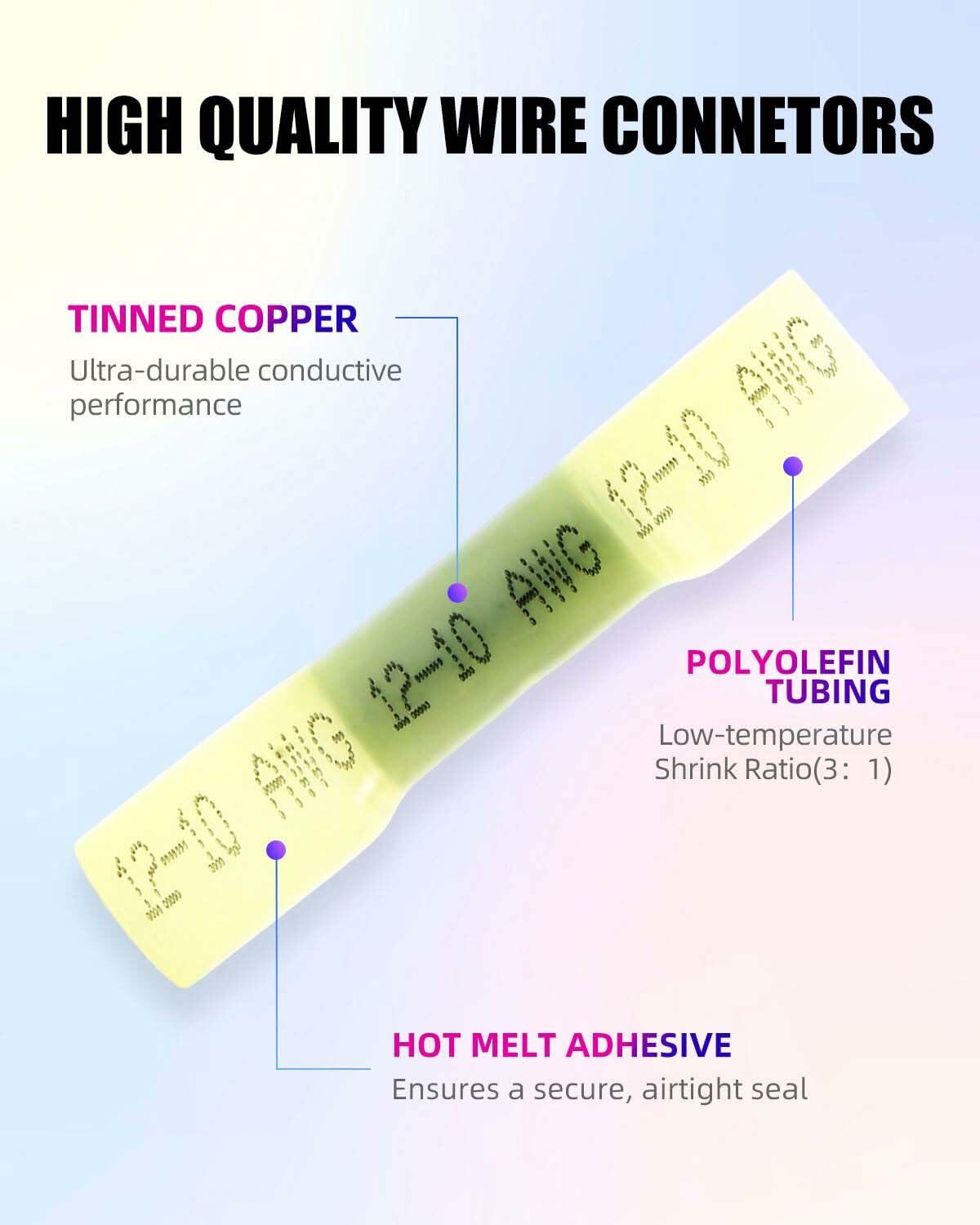 SlopHaul 330PCS Marine Grade Heat Shrink Wire Connectors Waterproof Kit