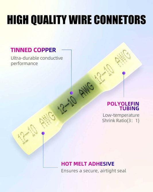 SlopHaul 330PCS Marine Grade Heat Shrink Wire Connectors Waterproof Kit