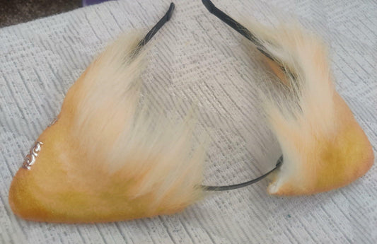 Ekwikzz Cat Ears Headband Clips Cosplay Accessories Punk Gothic Bow Gem