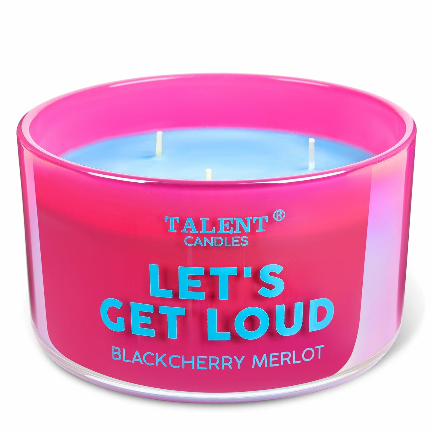 TALENT CANDLES Enjoy Scented Soy Jar Candle 3 Wicks Large Dark Cherry Merlot