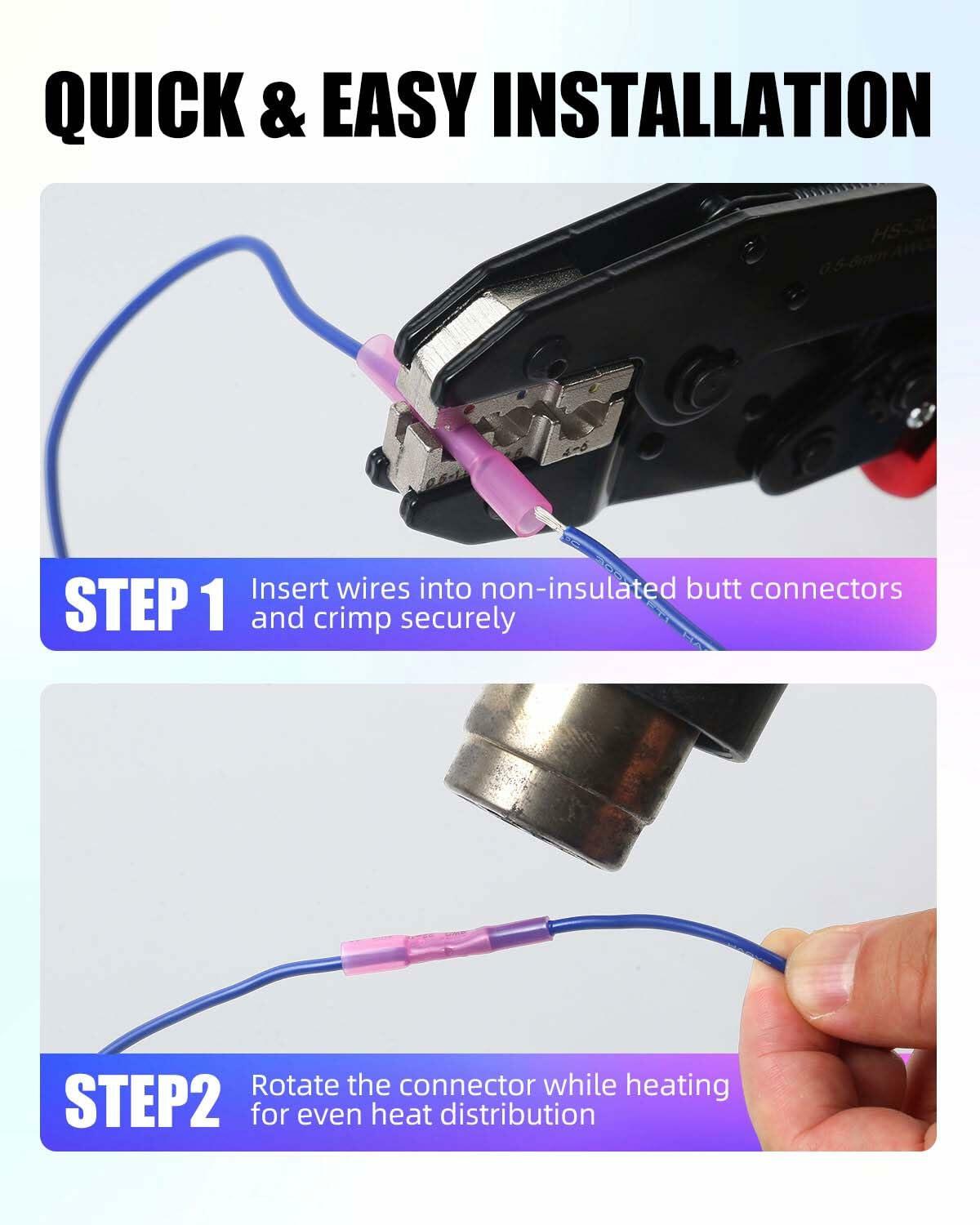 SlopHaul 330PCS Marine Grade Heat Shrink Wire Connectors Waterproof Kit