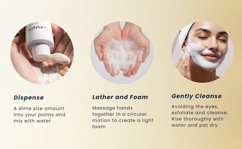 Lumevia Skincare Rice & Ginseng Enzyme Powder Facial Cleanser Vitamin E 50g