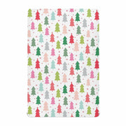 SDMKA Colorful Christmas Trees Microfiber Fitted Crib Sheet 28x52 Inch A01