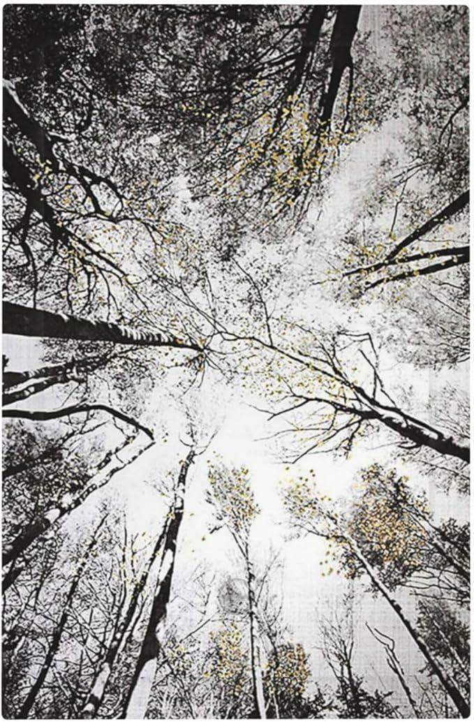 GSRLOD Forest Leaf 1 Gang Duplex Outlet Cover Faceplate Black Gold