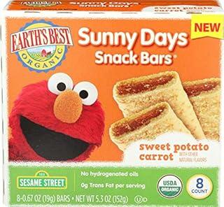 Organic Sunny Days Sweet Potato Carrot Snack Bars 16 Ct