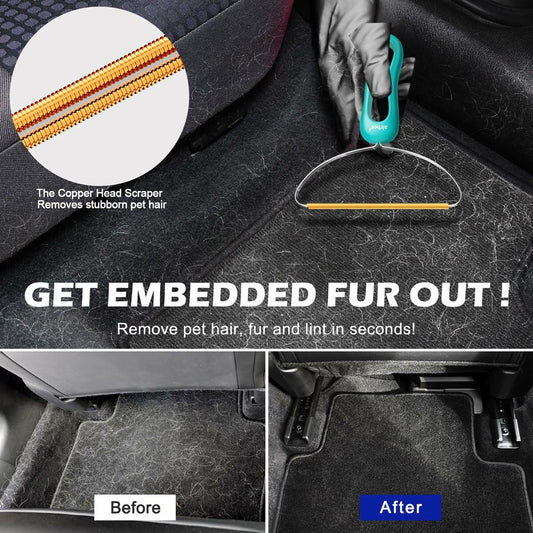 airbee Pet Hair Remover 3-Pack Lint Shaver Cleaner Fur Removal Tool