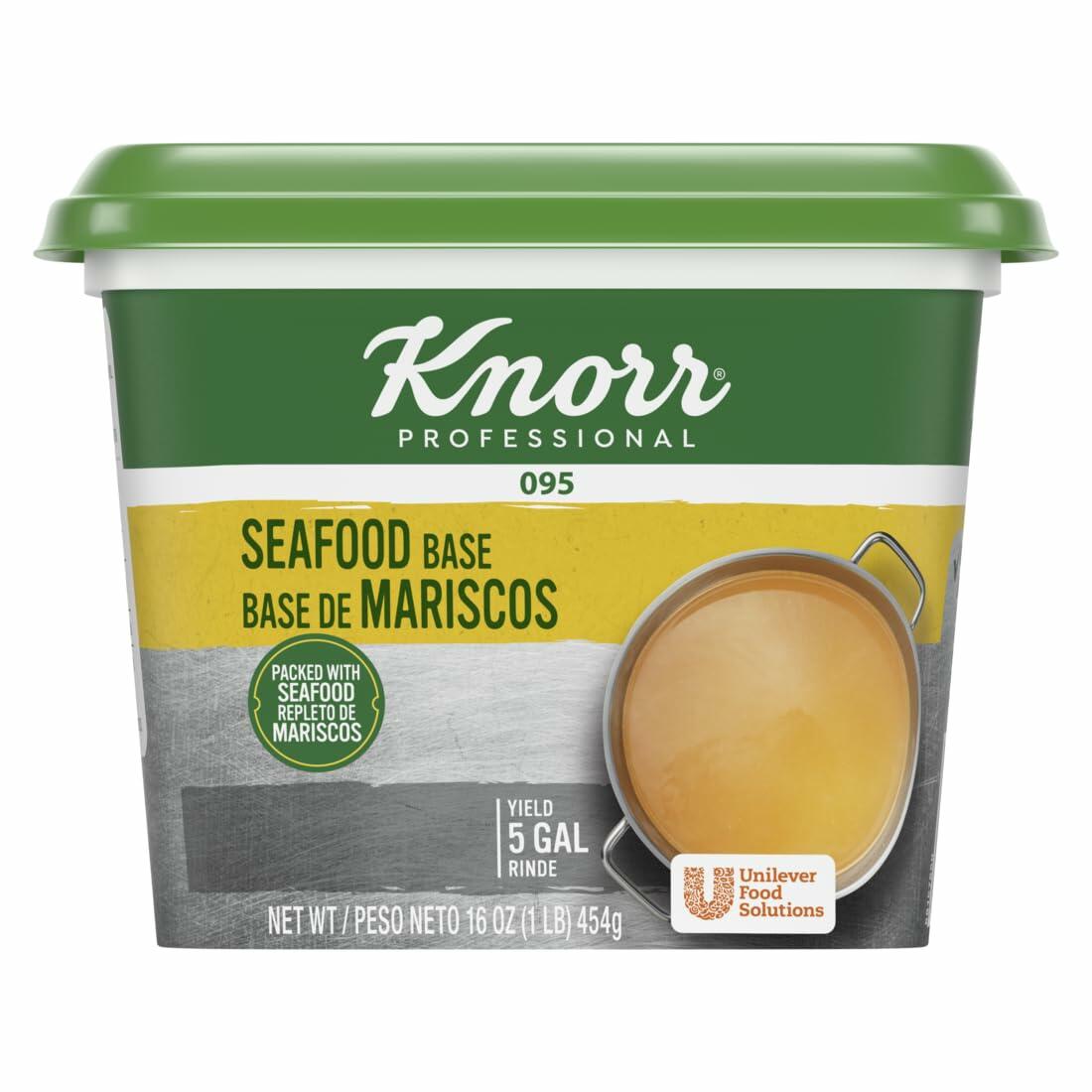 BestBy11/25 Knorr Professional 095 Seafood Stock Base 1 lb Pack of 6