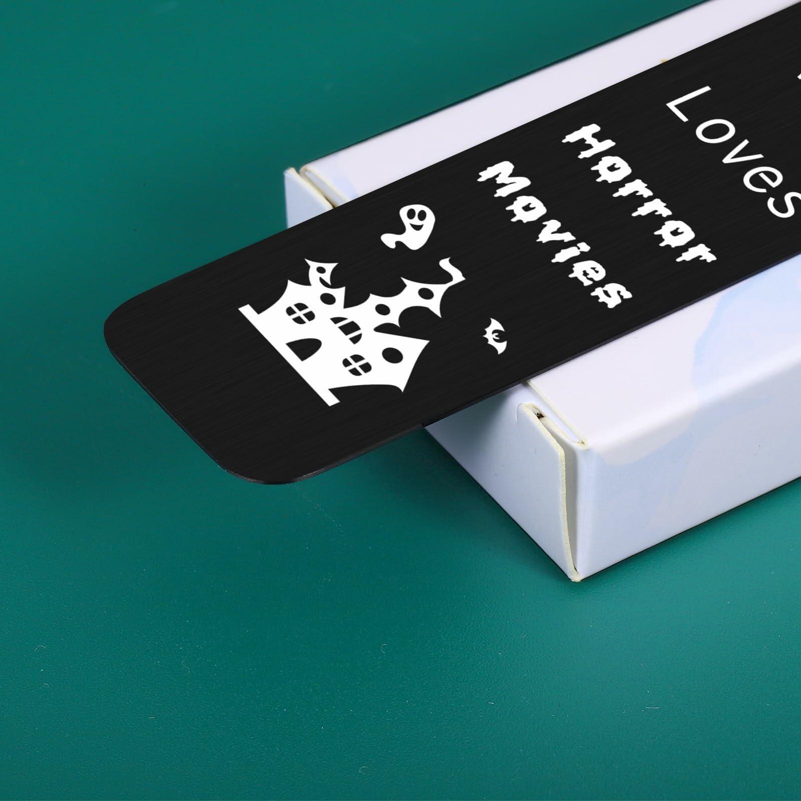 FOOZDEEVAAQ Gothic Halloween Alloy Steel Bookmarks Dark Color Teens Women