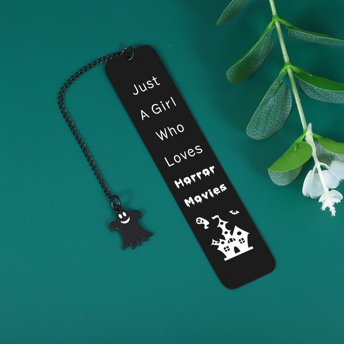 FOOZDEEVAAQ Gothic Halloween Alloy Steel Bookmarks Dark Color Teens Women