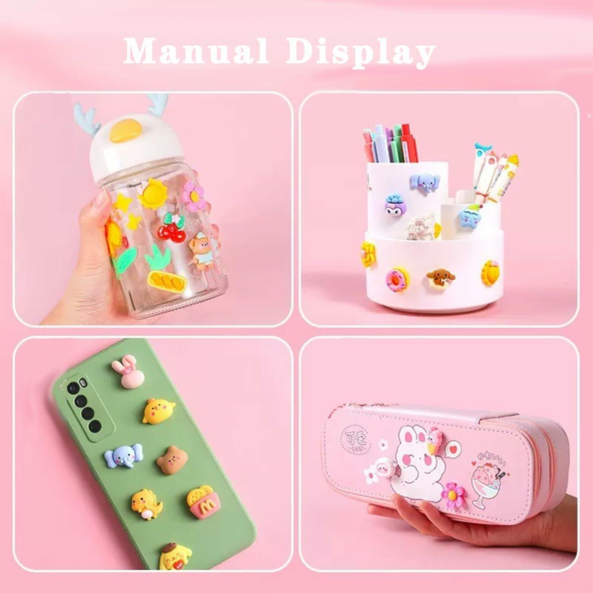 COOSLIM 10pcs Resin Slime Charms Mixed Candy Sweets Flatback Beads Set