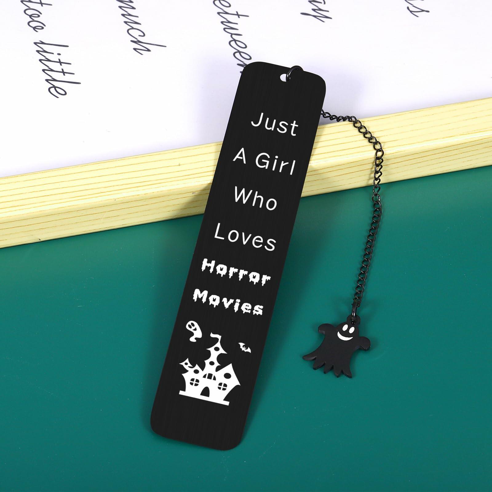 FOOZDEEVAAQ Gothic Halloween Alloy Steel Bookmarks Dark Color Teens Women