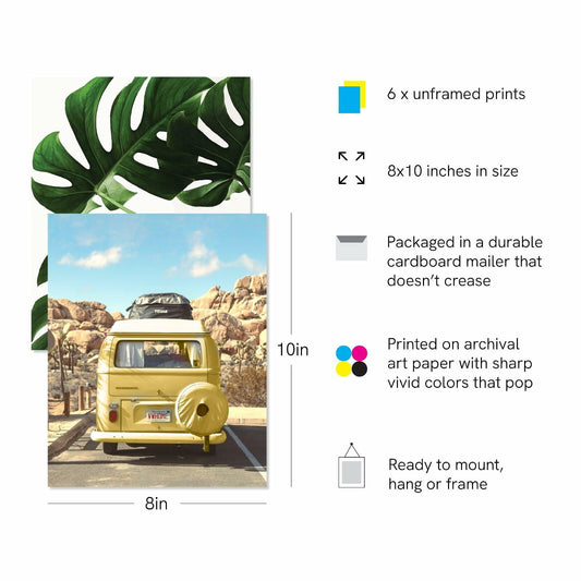 Rodeo Collage Kit Cowboy Boot Decor 8x10 Vintage Western Prints Set of 6