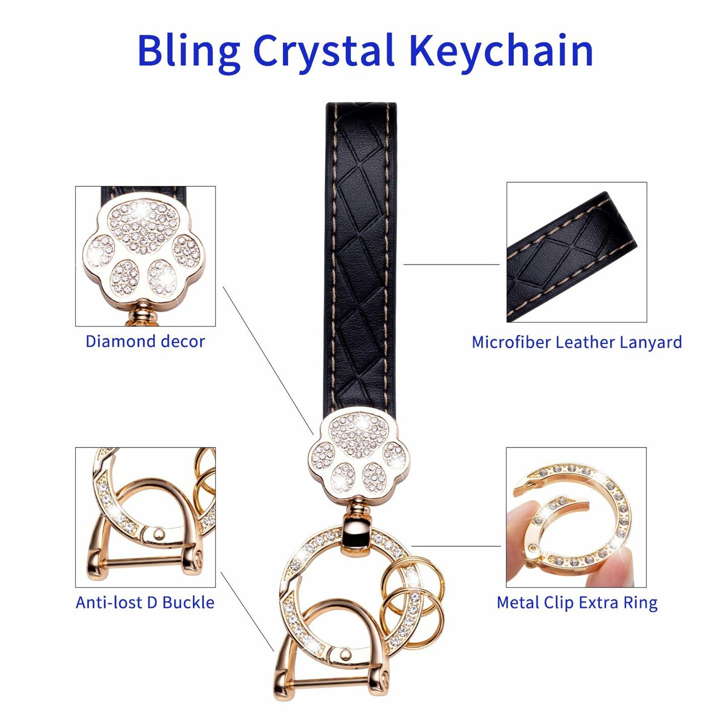 Jiazpai Kia Key Fob Cover Compatible 2021-2023 Carnival 6/7 Buttons Black