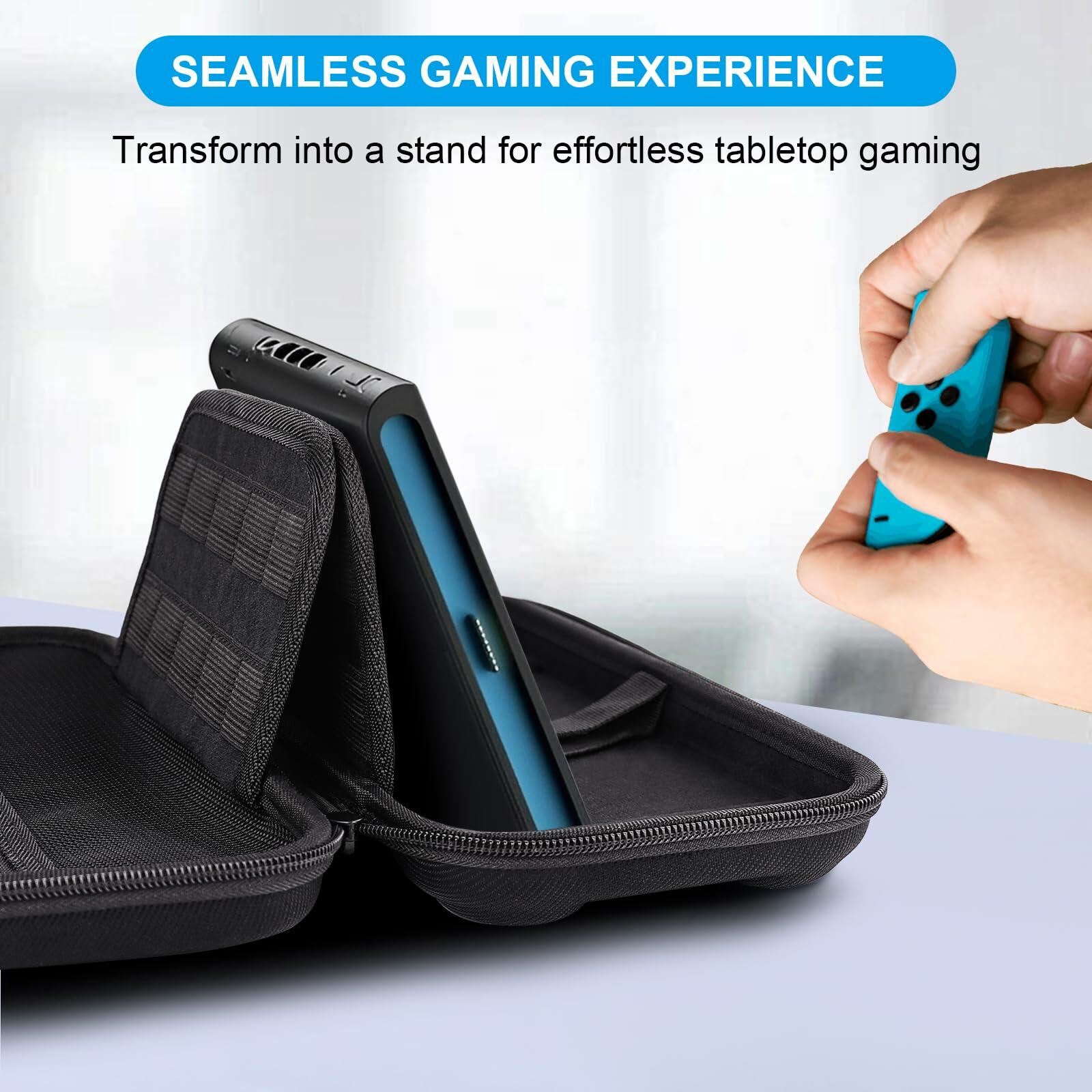 Turquvix Slim Hard Carrying Case for Nintendo Switch 2 Model 2025 Black EVA