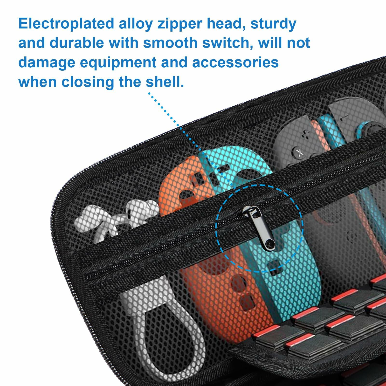 Turquvix Slim Hard Carrying Case for Nintendo Switch 2 Model 2025 Black EVA