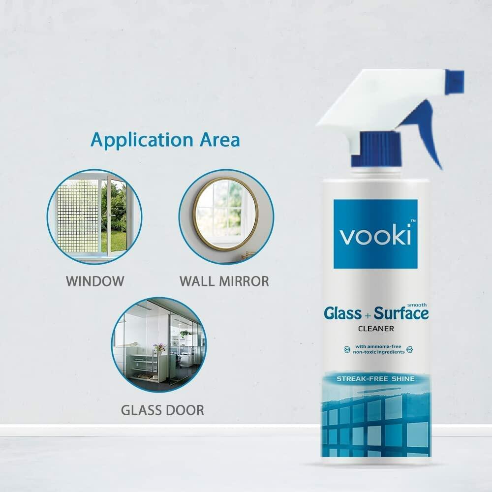 Vooki Ecofriendly Glass Surface Cleaner Spray 500ml Pack of 5