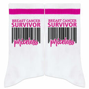 FujLoy Together We Fight Cancer Socks Chemo Awareness Survivor Gift Size 8