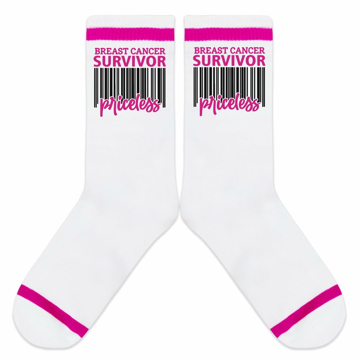 FujLoy Together We Fight Cancer Socks Chemo Awareness Survivor Gift Size 8