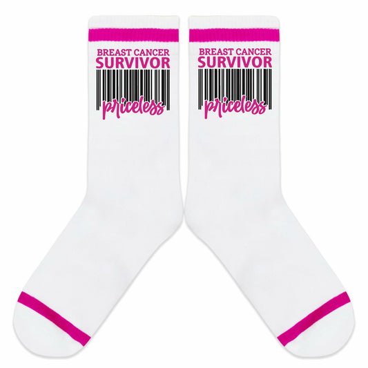 FujLoy Together We Fight Cancer Socks Chemo Awareness Survivor Gift Size 8