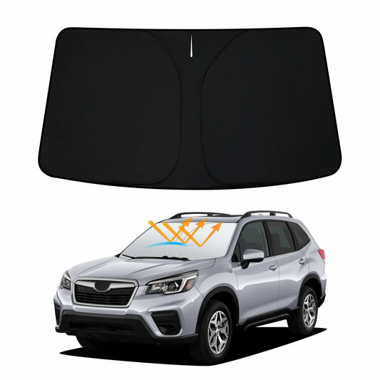 D-Lumina Windshield Sun Shade Subaru Forester 2019-2024 Foldable UV Blocker