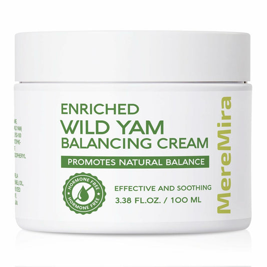 Wild Yam Cream Hormone Balance PMS Menopause Relief 3.38 fl oz
