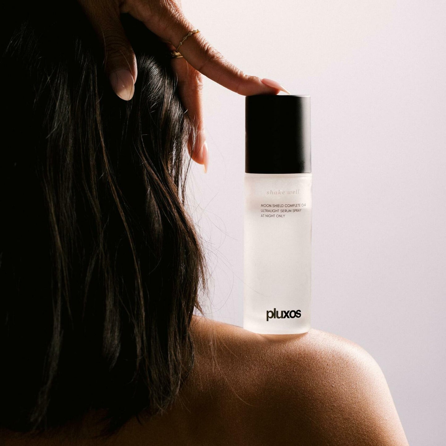 PLUXOS PM Moon Shield Nighttime Skincare Routine Unscented With Hyaluronic Acid