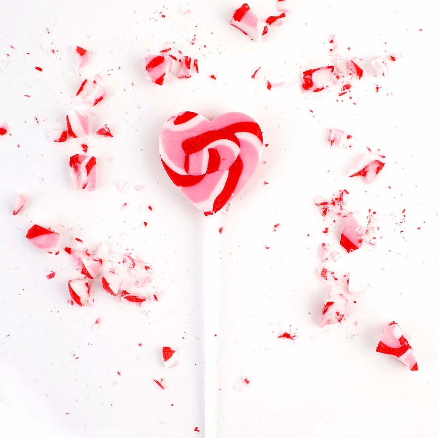 Oweiroi Swirl Multicolor Heart Lollipop Party Bag Fillers 30-Pack Mixed Fruit