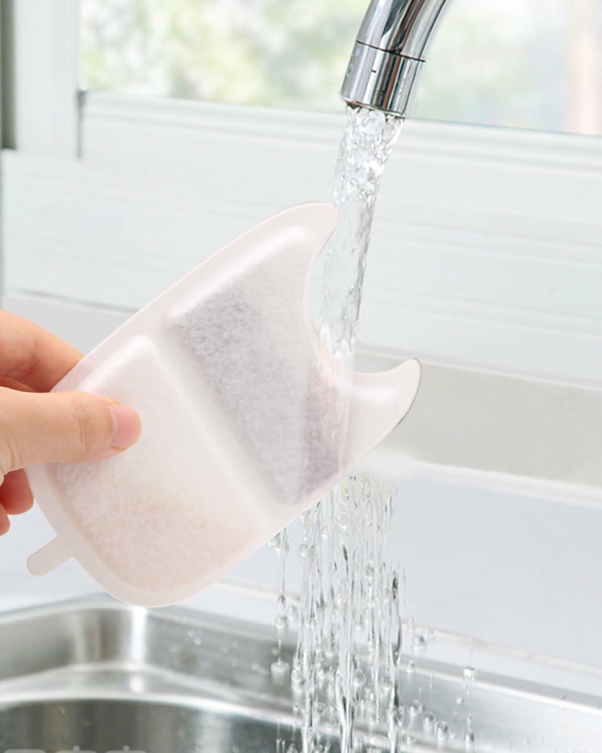 Artiaims Cat Water Fountain Filters & Pre-Filter Sponges 6 Pack White 4L