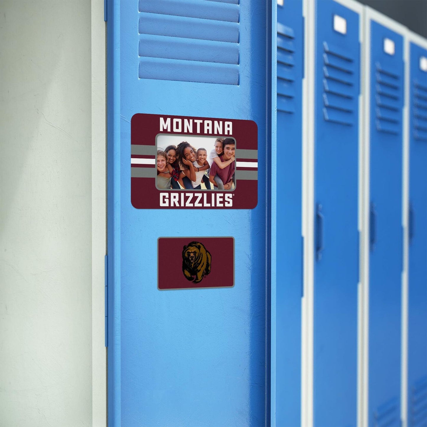 Rico Industries NCAA Montana Grizzlies Magnetic Picture Frame 5x6.75 Combo