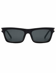 Appassal Retro Rectangular Sunglasses Unisex Black/Dark Gray AP3752 Open Box
