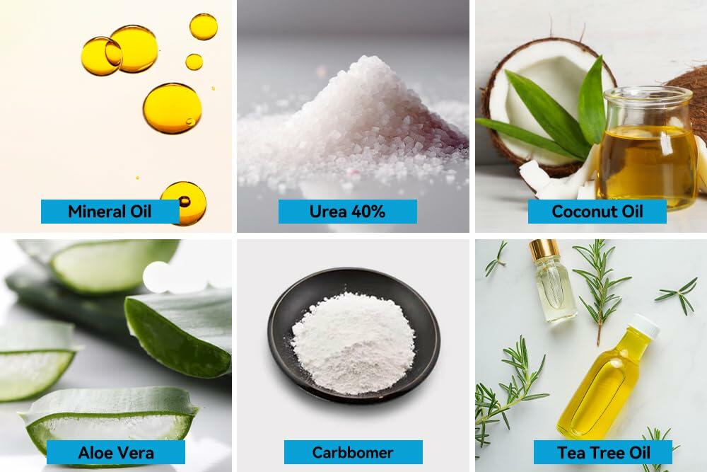 Scientific Solutions Global Urea 40% + 1% Hyaluronic Acid Cream 4oz Clear