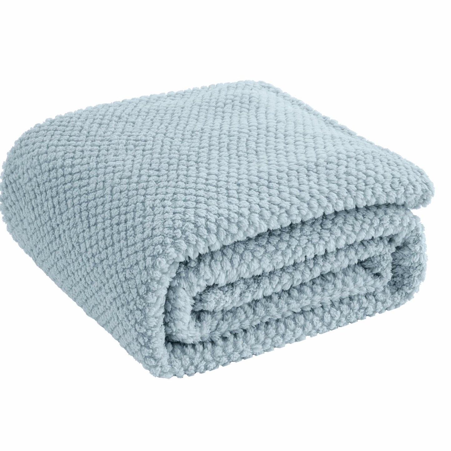 Jungle Star 3 Layer Jacquard Fleece Throw Blanket 50x70 Inch Wave Beige