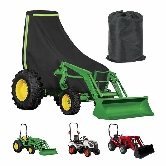 Kuabiz Waterproof Tractor Cover 420D Oxford Compatible with John Deere Large