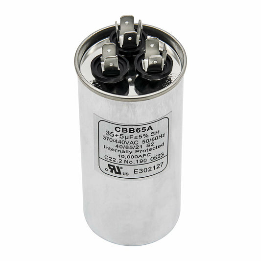 Denkuhin CBB65 Dual Run Capacitor 35+5uF 370/440VAC Air Conditioner Motor