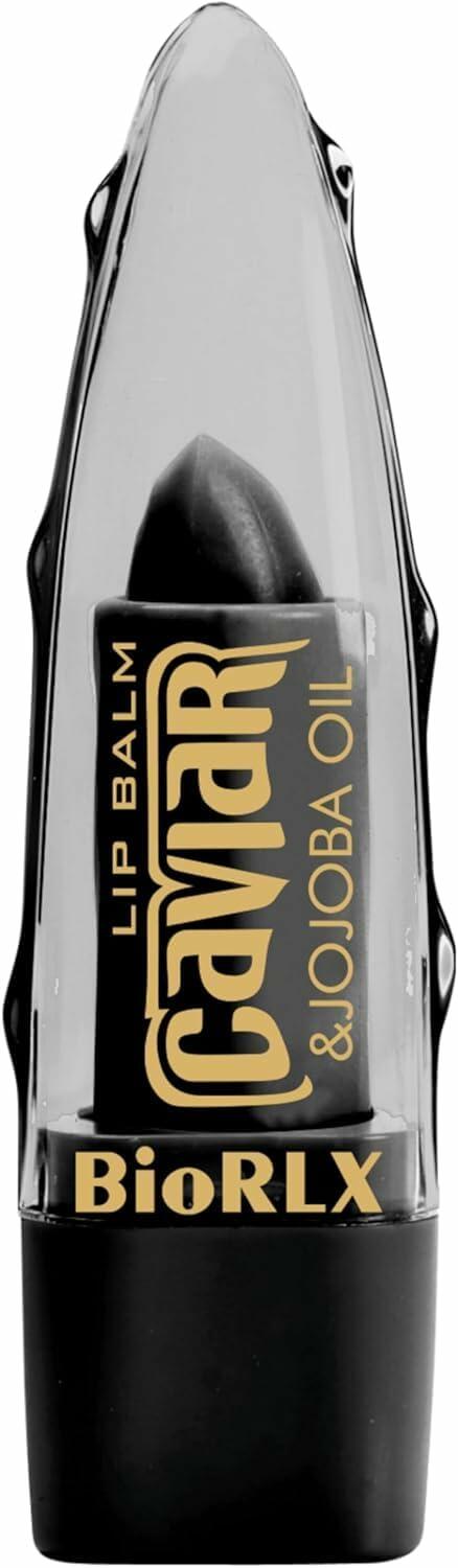BioRLX Aloe Vera Lip Balm Caviar Jojoba Oil 0.12oz Pack of 2