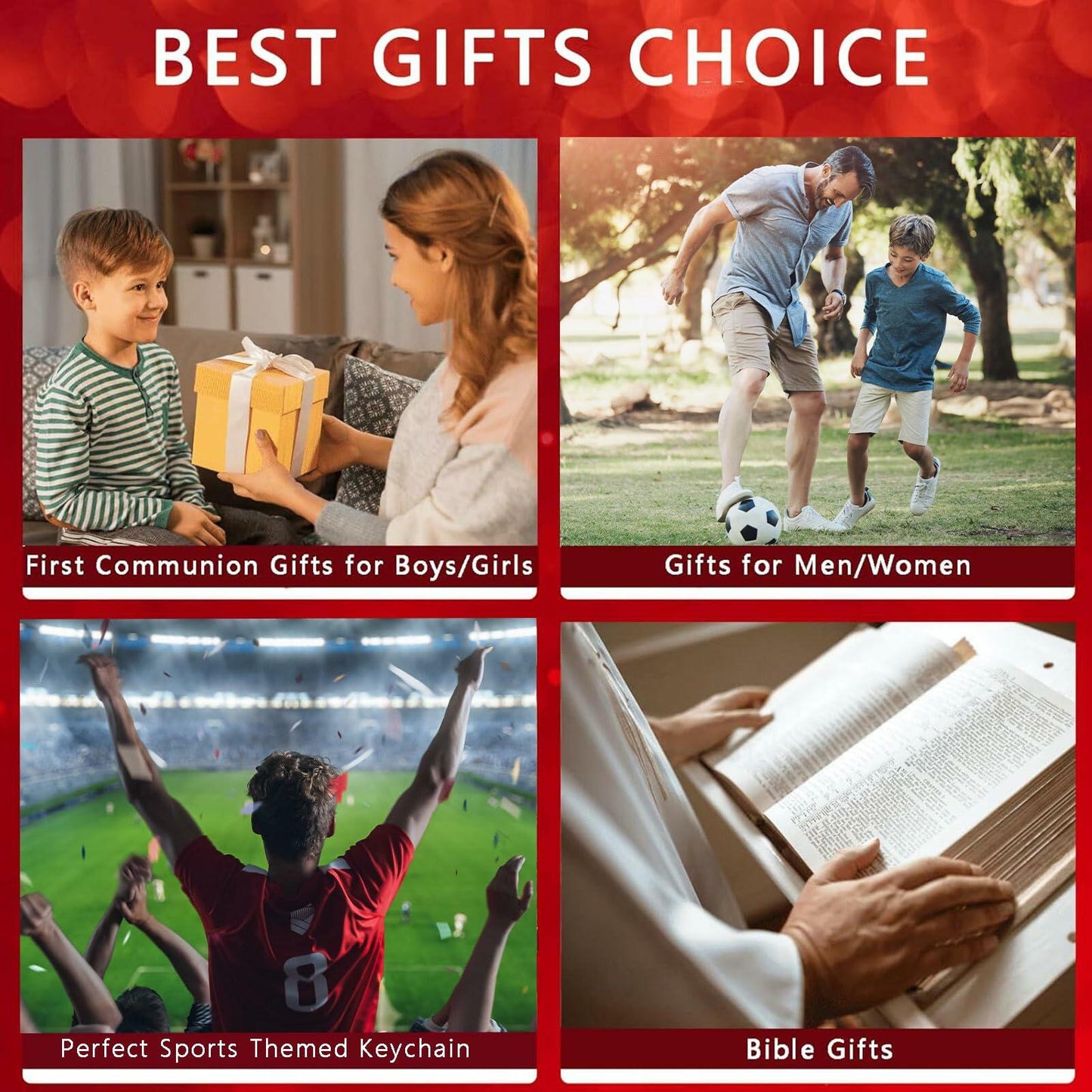 Miss Chipmunk Football Keychain Joshua 1:9 Soccer Bible Verse Black Stainless