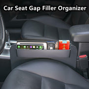 HZGAMER 2-in-1 Car Steering Wheel Tray & Seat Gap Filler Organizer Travel