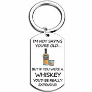 WXCATIM Funny 40 50 60th Birthday Whiskey Gifts for Men Silver Size S