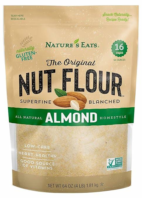 Nature's Eats Blanched Almond Flour 32oz Gluten Free Natural Baking