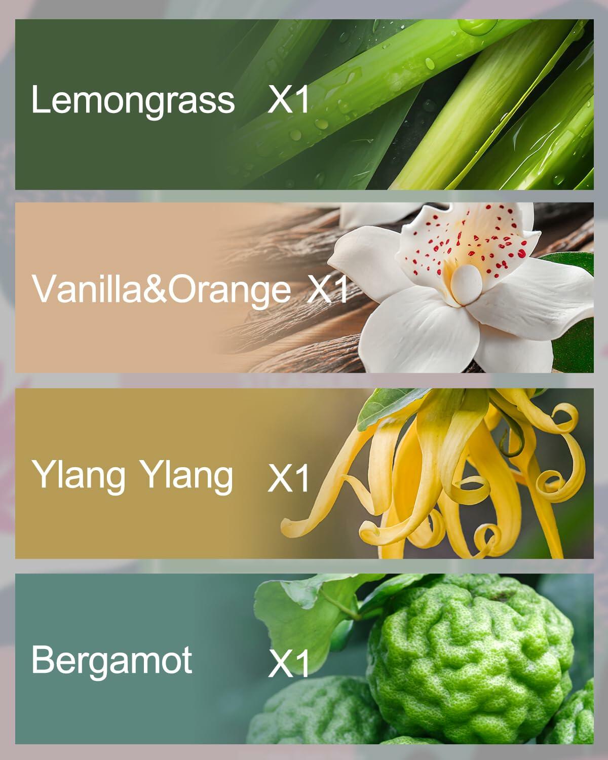 OYEKEEP Aromatherapy Shower Steamers Essential Oil Bombs 12pcs Purple Lemongrass