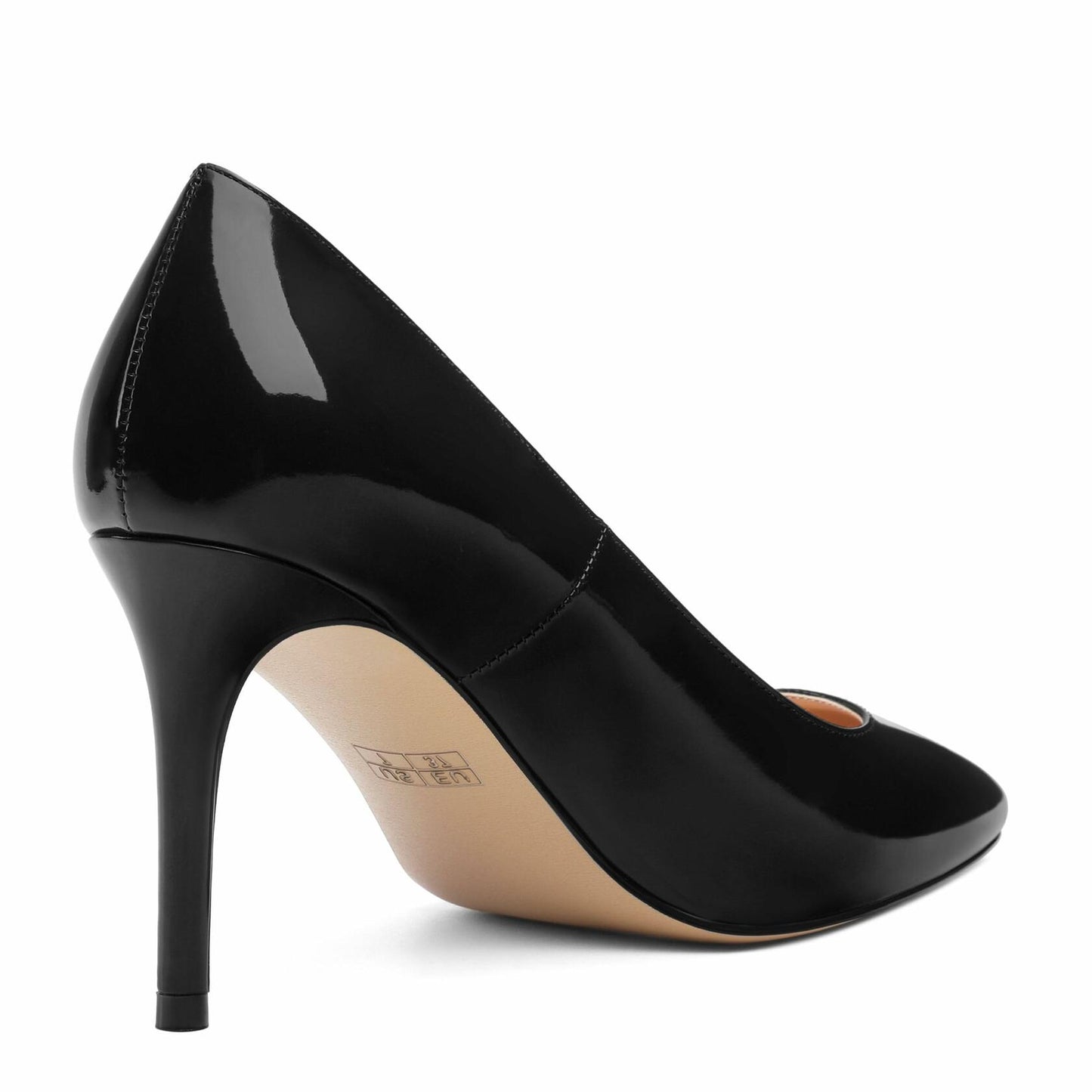 MisaeMila Women's Patent Pumps Stilettos 3Inch Heels Black Size 10